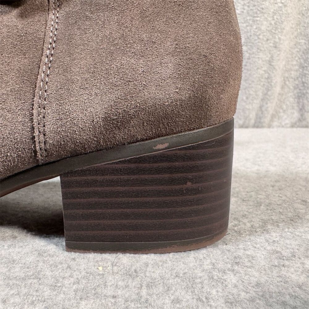Naturalizer Drewe Women's Taupe Buckle Booties Size 10M Brown Leather - Picture 7 of 13